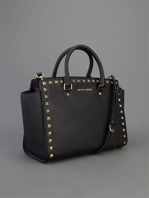 michael kors selma handbag|michael kors selma studded.